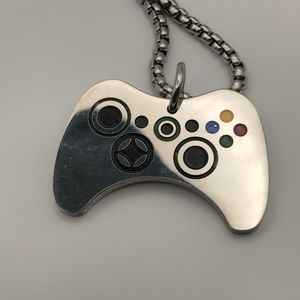 Game Pad Charm Necklace - Stainless Steel